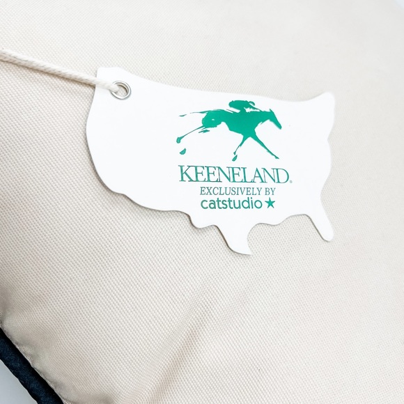 Keeneland Embroidered Pillow by Cat Studio - Picture 4 of 6